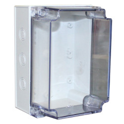 CamdenBoss CHDX6-230C X6 Series Polycarb Transparent Lid 175x125x100 IP66/67
