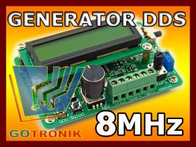 Generator sygnałowy - funkcyjny DDS 8MHz (UDB1008S)
