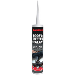 Ronseal 34030 Thompson&#x27;s Roof &amp; Gutter Sealant Black 310ml