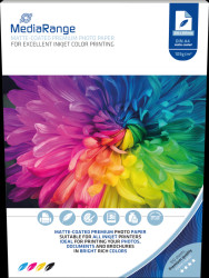 MRINK116 DIN A4, Inkjet, photo paper, matte-coated, 105 g/m², 100 Blatt