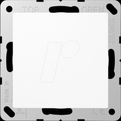 A 594-0 WW Blanking cover, AS series, alpine white