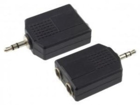 Redukcja wt.Jack 3,5/2gn.Jack 6,3 stereo plastik