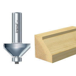 Trend 46/37 x 1/4 TCT Bearing Guided Chamfer 45&#xB0; 31.8 x 12mm