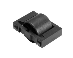 Rolka transportowa śr: 24mm dł: 33.3mm Stal powlekana cynkiem RS PRO