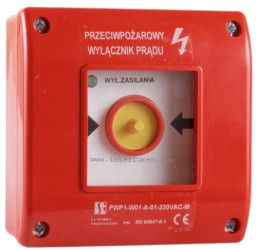 Ręczny przycisk + dioda LED PWP1 Spamel 7361
