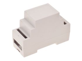 Obudowa; na szynę DIN; Z103J; polistyren; 34mm; 89mm; 63mm; jasnoszary; 2 moduły; Kradex; RoHS; czarny zaczep 1szt; wkręt 3/25 4