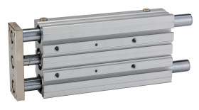 Siłownik z prowadzeniem skok 160mm RS PRO Ø 32mm 220 x 110 x 44mm 220mm