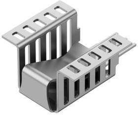 Clip-on heatsink, (L x W x H) 21 x 13 x 13 mm, 21.9 K/W, solderable surface, 10151051