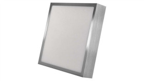 Panel Led Natynkowy Nexxo, Kwadrat, Srebrny, 21W, Cct Emos Zm6243