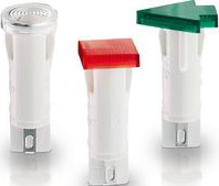 Signal lamp, 24 V (DC), green, Mounting Ø 10 mm, 1.69.507.105/1502