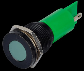 Q16F1BXXG24E Indicator LED, 24 V DC, 16 mm, FASTON, green/BlC