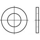 Podkładka TOOLCRAFT 105569 13.5 mm 24 mm cynkowany galwanicznie stal 100 szt.