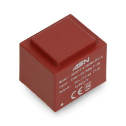 Transformator zalewany ASN AS3018 2,8W 230V/9V