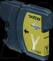 LC1100Y Yellow: Brother MFC-6490CW, MFC-5490CN