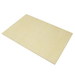 6mm Poplar Laser Plywood 600mm x 400mm Sheet