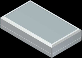 ABS enclosure, (L x W x H) 145 x 85 x 31 mm, light gray (RAL 9018), IP54, 560.5