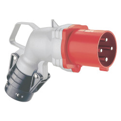 Złącze przemysłowe - zasilające 63A Wtyczka 415 V 3P+E Męski Legrand Czerwony IP44