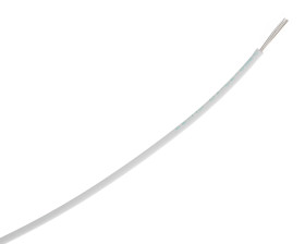 Przewód montażowy 0,82 mm² Biały TE Connectivity ETFE 18 AWG 600 V AC dł. 100m 19 / 30 AWG +150°C