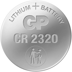 GP GPCR2320STD980C1 Lithium Button Cell CR2320 3V Long-lasting Power