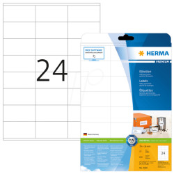 4360 PREMIUM A4 labels 25 sheets/pack
