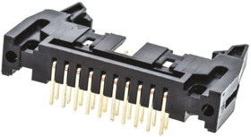 Wtyk PCB 20-pinowe raster: 2.54mm 2-rzędowe Amphenol Communications Solutions Przewlekany 3.0A 250.0 V.