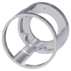 SIRIUS ACT, KOÅNIERZ OCHRONNY DO PRZYCISKU GRZYBKOWEGO, 40MM, 360 STOPNI, METAL - 3SU1950-0DL80-0AA0