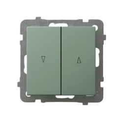 AS Łącznik żaluzjowy z blokadą mechaniczną zielony mat ŁP-7GB/m/84