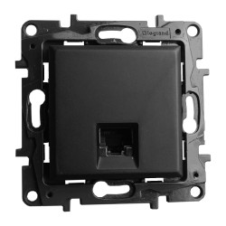 Gniazdo komputerowe pojedyncze RJ45 5e FTP czarne Niloe Step 863557