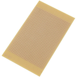 TruComponents 654989 Prototyping PCB Phenolic 125 mmx73 mm 35 &#xB5;m,Pitch:2.54 mm