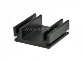 Radiator 30 x 30 x 12mm; czerniony