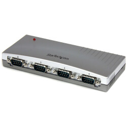 StarTech.com ICUSB2324 StarTech.com 4 Port USB to RS232 Serial DB9 Adapter Hub