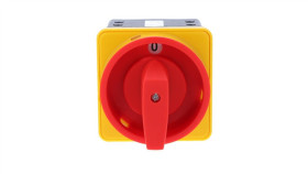 Łącznik Krzywkowy 80A Rozłącznik 0-1 4 - Biegunowy Mocowanie Do Pulpitu Czoło...