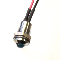 Lampka kontrolna do montażu panelowego 24V dc, niebieska 8mm LED Wyprowadzenia CML Innovative Technologies