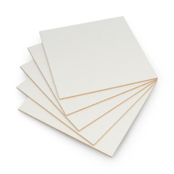 Płyta HDF biała - 3mm - 160x160mm - 5szt.