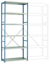 Moduł podstawowy regału Manuflex, RP1317.9006, stal, Maks. obciążenie: 600 kg