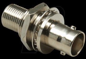 0401284 adaptor, bnc socket-f socket, delrin
