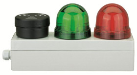 Moduł wieży sygnalizacyjnej Element wieży sygnalizacyjnej Werma Szary