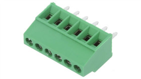 Listwa Zaciskowa Do Druku Kątowe 90 2,54Mm Tory 6 Na Pcb 282834-6