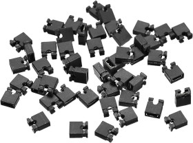 Opencircuit Jumper 2.54mm black - 50 pcs