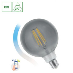 LED GLOB G125 4.9W E-27 COG 230V CCT (4000K-6500K)+DIM MODERNSHINE Wi-Fi/BT Spectrum SMART