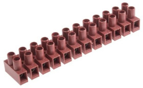 1.5mm² Złącze wtykowe do druku Ciemnobrązowy 12-żyłowe, Śruba, 450 V Montaż na kablu Tak