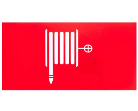 Piktogram PD61 150x300 hydrant logo awex (ISO7010)