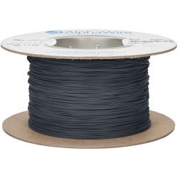 Alpha Wire 6712 BK001 Eco Wire 24AWG Black (305m Reel)