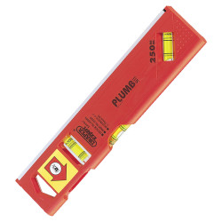 Draper Expert 69554 250mm Plumb Site Dual View Torpedo Level with Magnetic Base