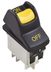 Przełącznik kołyskowy Wł.-wł. Nie 5 A DPST IP68 APEM