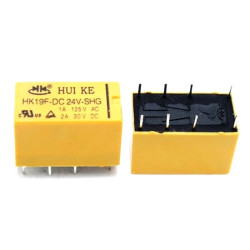 HK19F-24V-SHG - 2A DPDT Relay