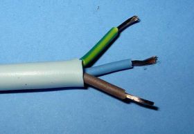 OMY-3x0,50 ŻO=H03VV-F BIAŁY PRZEWÓD 300V