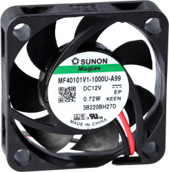 Sunon EF40101B1-1000U-A99 Wentylator osiowy 12 V/DC 13.58 m³/h (D x S x W) 10 x 40 x 40 mm