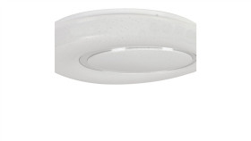 Lampa Sufitowa Ibros Duża Cct 1Xled Czarna Ip44 Lp-7001/1C Bk-93 24 Cct Light...