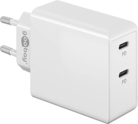 Podwójna szybka ładowarka USB-C™ PD (36 W), biała, 61758